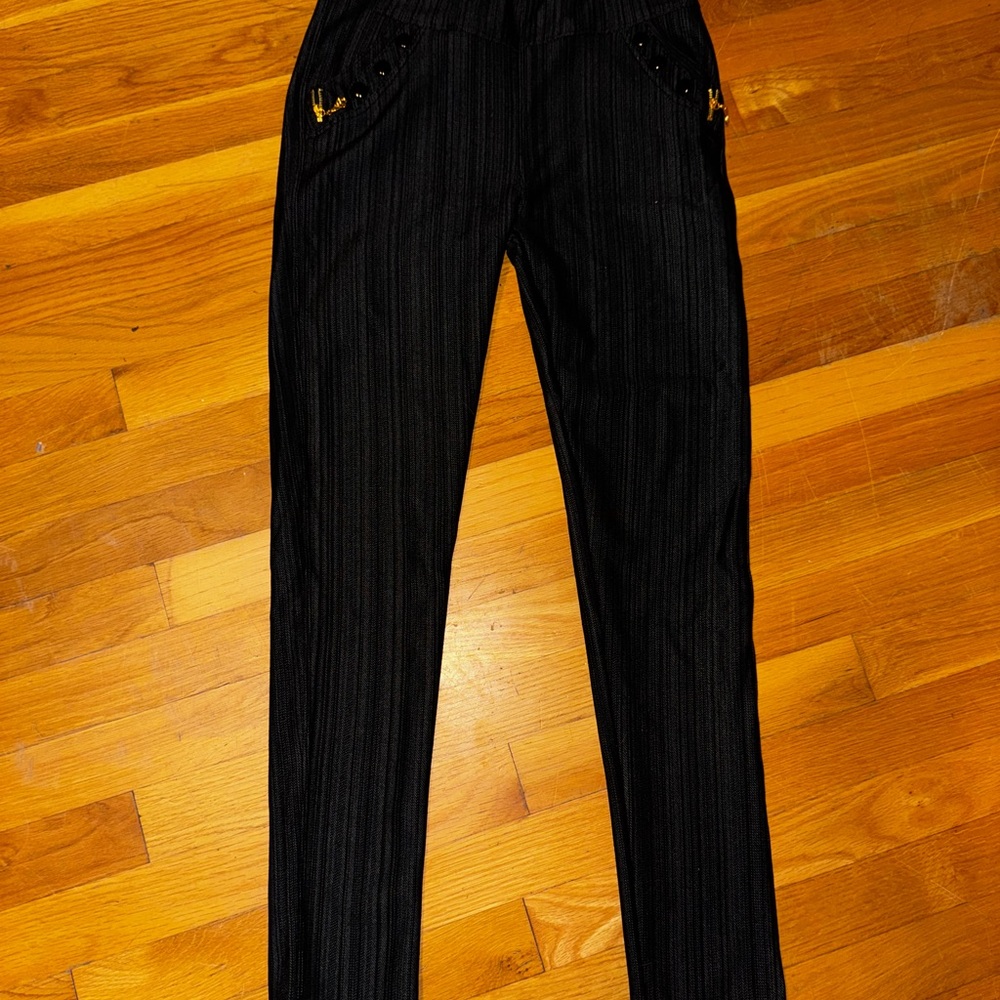 Women’s Black Striped Pants